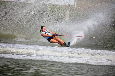 Camille Poulain-Ferarios, triple vice-championne du monde en ski nautique