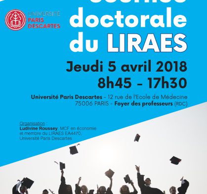 2ème journée doctorale du LIRAES