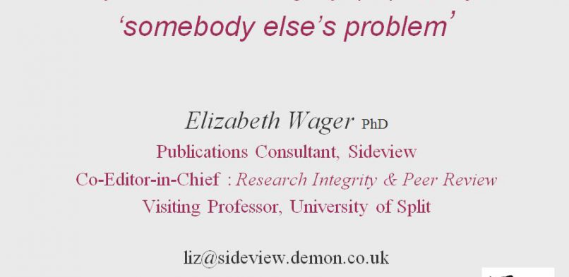 Why Research Integrity isn’t just somebody else’s problem?
