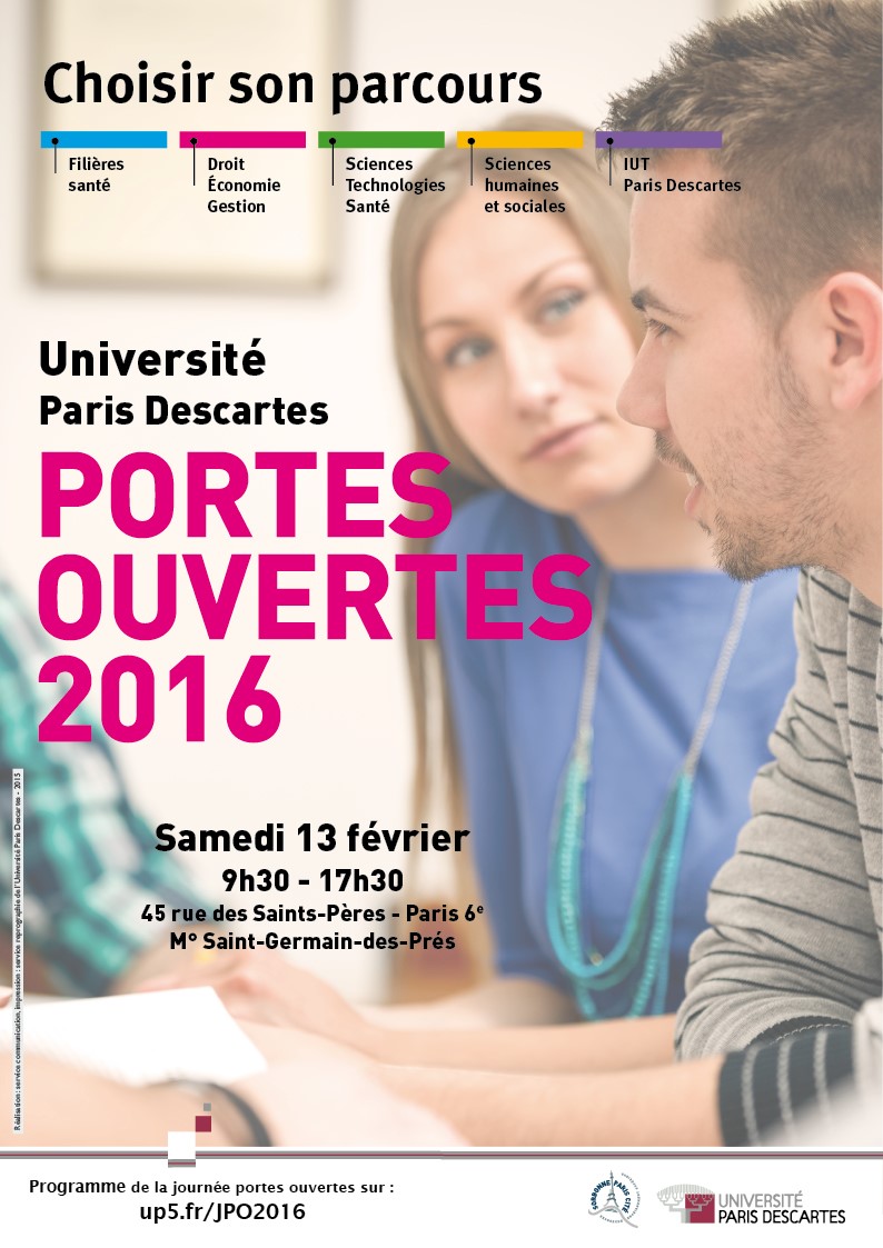 Journées Portes Ouvertes de l’Université Paris Descartes Journées Portes Ouvertes de l’Université Paris Descartes